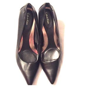 Calvin Klein Black Heels size 9 1/2